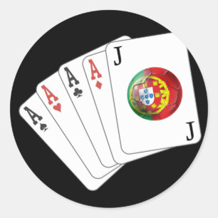 Sticker Rond Joker aucuns Jogo - Selecção DAS Quinas