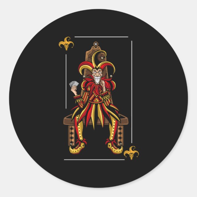 Sticker Rond Jokers Wild (Devant)