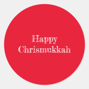 Sticker Rond Joli chevalier Chrismukkah