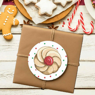 Sticker Rond Joli cookie italien