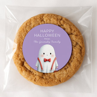Sticker Rond Joli fantôme, cadeau d'Halloween