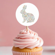 Joli lapin Fleur sauvage Printemps Pâques