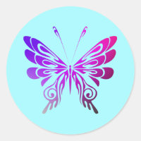 Joli papillon décoratif multicolore