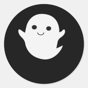 Sticker Rond Joli Petit Boo
