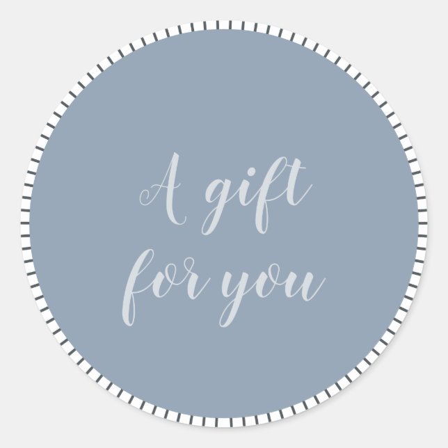 Sticker Rond Joli Script Petite entreprise Cadeau client pour v (Devant)