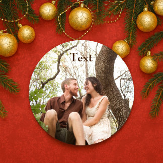 Sticker Rond Jolie photo