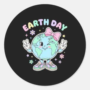 Sticker Rond Jolis t-shirts pour filles enfants tout-petits jou