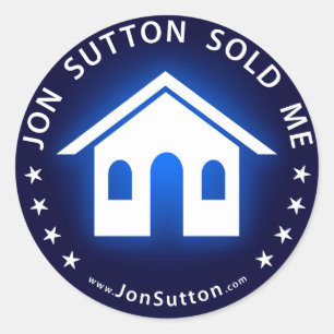 Sticker Rond Jon Sutton M'A Vendu