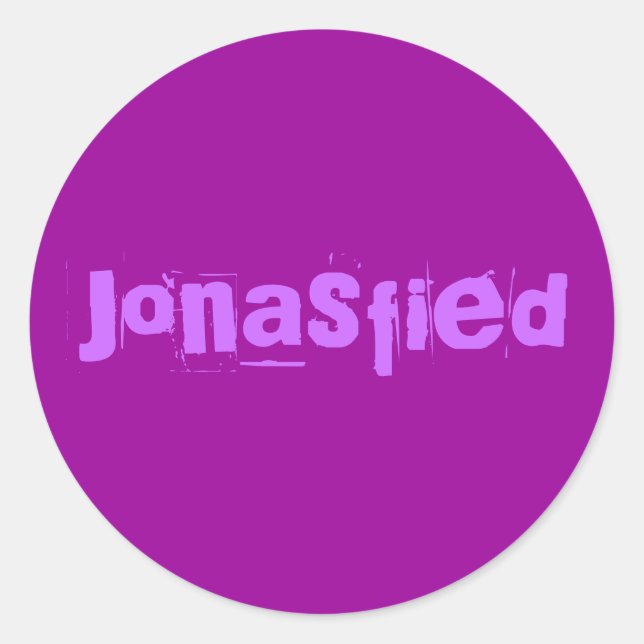 Sticker Rond Jonasfied (Devant)