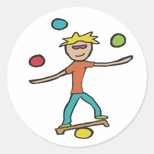 Sticker Rond Jonglage (Devant)