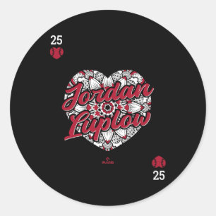 Sticker Rond Jordan Luplow des Hearts vend joueur Arizona Valen