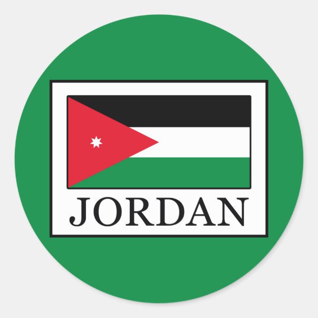 Sticker Rond Jordanie (Devant)