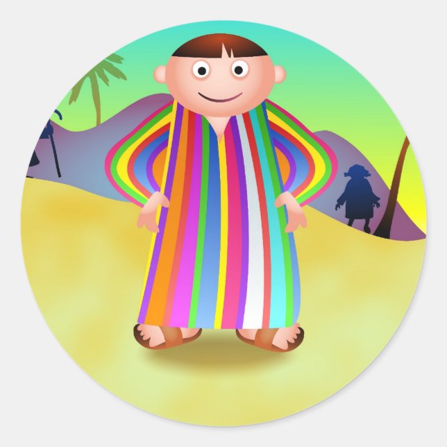 Sticker Rond Joseph (Devant)