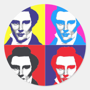 Sticker Rond Joseph Smith Pop Art