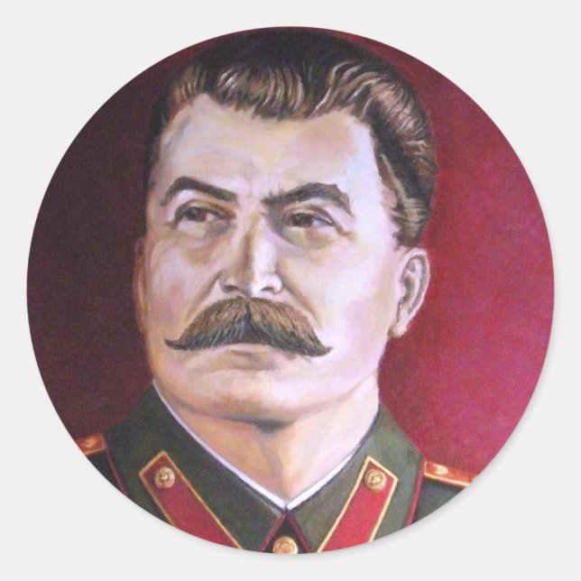 Sticker Rond Joseph Stalin (Devant)