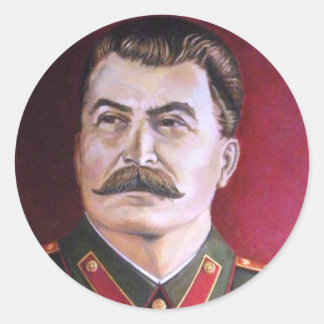Sticker Rond Joseph Stalin
