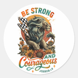 Sticker Rond Josus 1:9