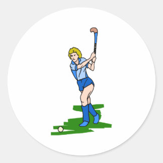 Sticker Rond Jouer dur