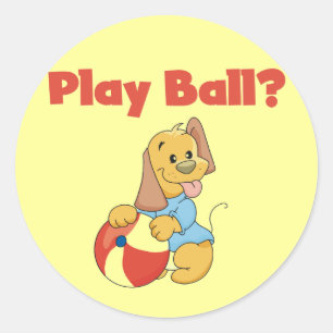 Sticker Rond Jouer T-shirts et cadeaux de bal
