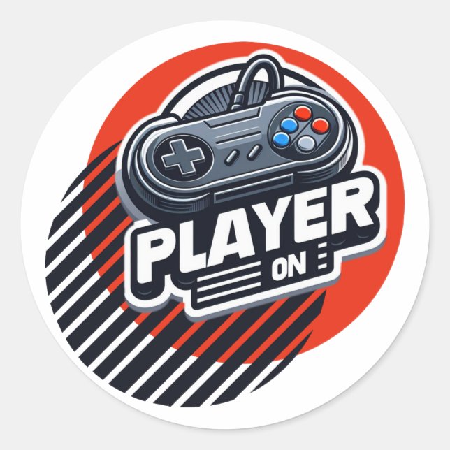 Sticker Rond Joueur activé (Devant)