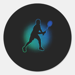 Sticker Rond Joueur de division masculin et féminin