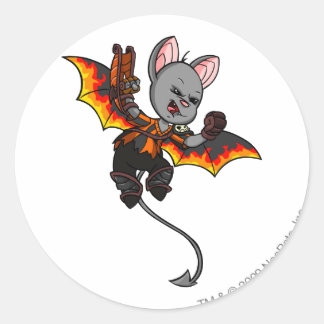 Sticker Rond Joueur de Korbat Haunted Woods