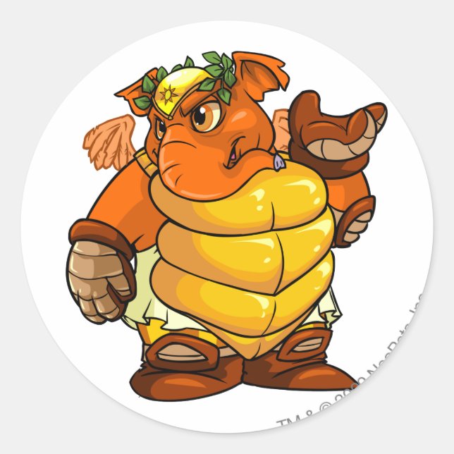 Sticker Rond Joueur Elephante Altador (Devant)