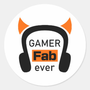 Sticker Rond joueur fab-ever