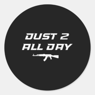 Sticker Rond Joueur Fps Drôle Cs Jeu De Tir à La Première Perso