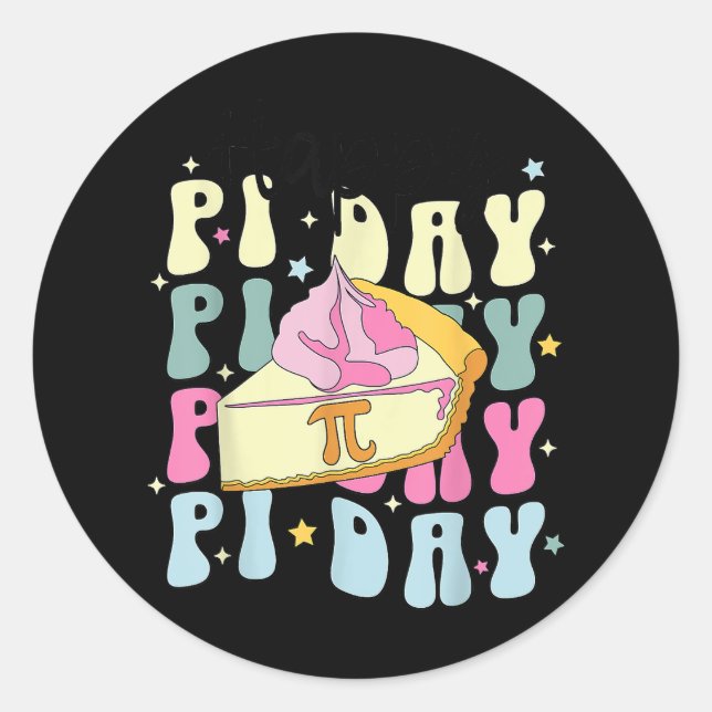 Sticker Rond Jour d'anniversaire st patrick - Cadeau pour les f (Devant)