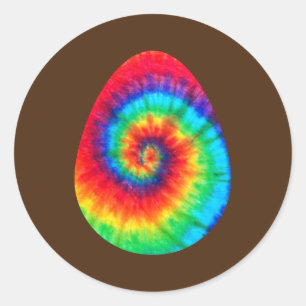 Sticker Rond Jour de Pâques Joyeux Jour de Pâques Joyeux Bask