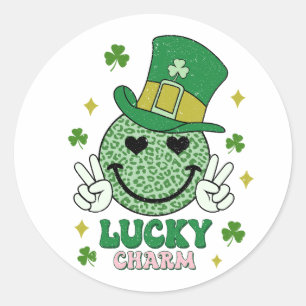 Sticker Rond Jour de Saint Patrick