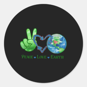 Sticker Rond Jour des terres Tee Enfants Thème animal Chemise n