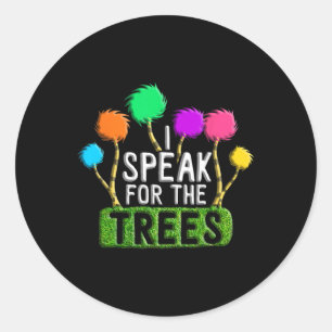 Sticker Rond Jour des terres Tous Les Jours Les Arbres Rendent