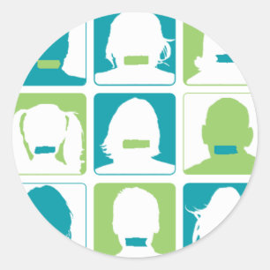 Sticker Rond Jour Du Silence