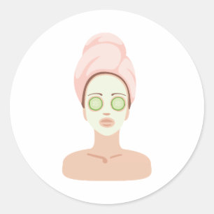 Sticker Rond Jour du spa