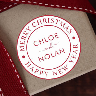 Sticker Rond Jour férié de Noël