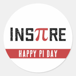 Sticker Rond Jour InsPire personnalisé   Joyeux cadeau de jour 