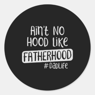 Sticker Rond Jour n'est pas un trou comme la paternité