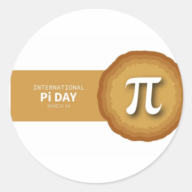 Sticker Rond Jour Pi (Devant)
