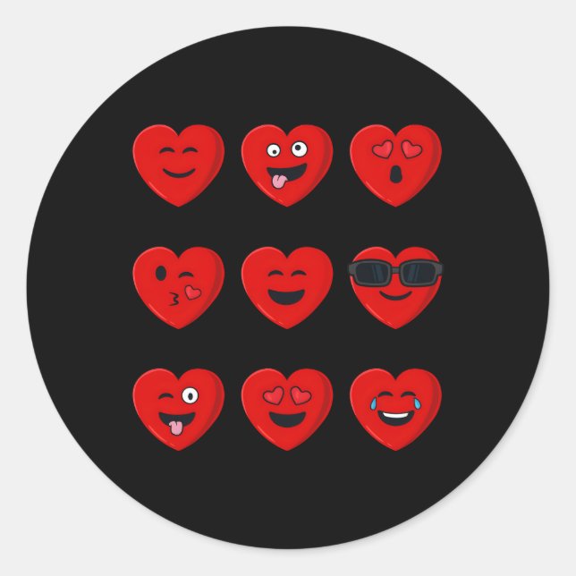 Sticker Rond Jour Silencieux Visages Il N (Devant)