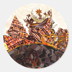 STICKER ROND JOUR SUCRÉ DU SOLEIL ! :)