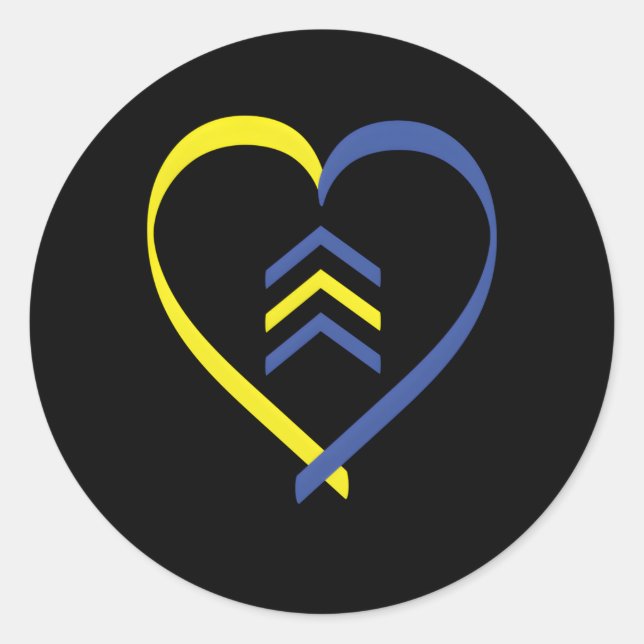 Sticker Rond Journée de sensibilisation au syndrome de Down Mag (Devant)