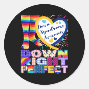 Sticker Rond Journée mondiale de sensibilisation au syndrome d'