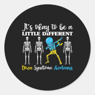 Sticker Rond Journée mondiale de sensibilisation au syndrome de
