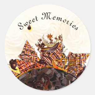 STICKER ROND JOURNÉE SUCRÉE ET ENSOLEILLÉE ! :)