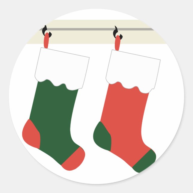 Sticker Rond Jours fériés de Noël KRW (Devant)