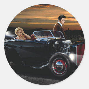 Sticker Rond Joy Ride