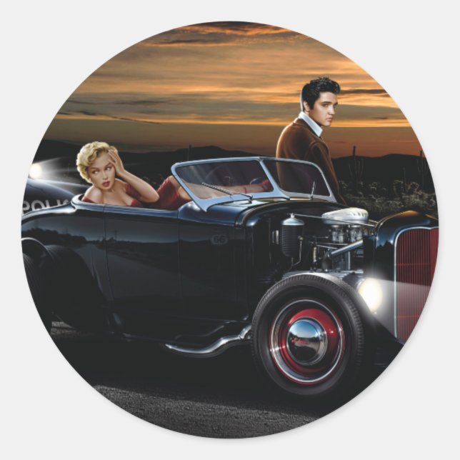 Sticker Rond Joy Ride (Devant)