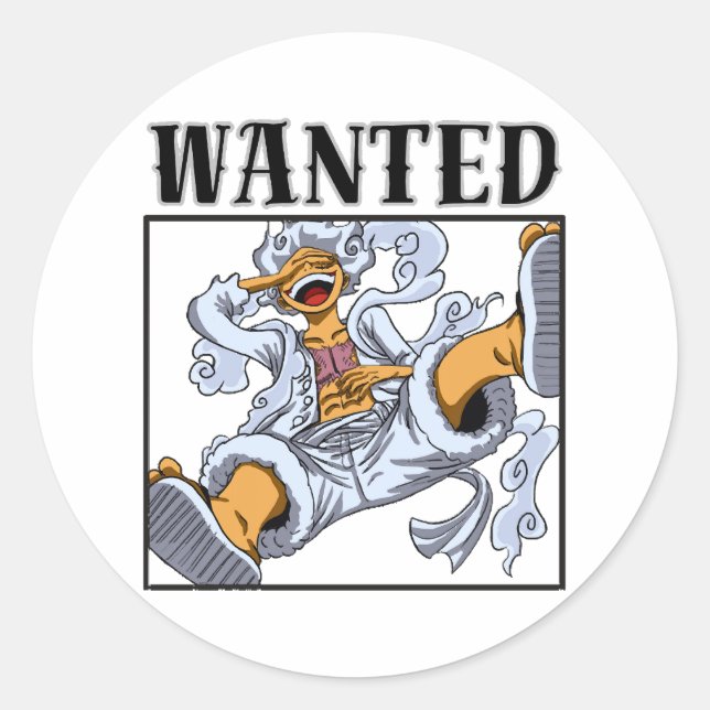 Sticker Rond Joyboy luffy (Devant)